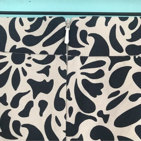 MaxMara Pancone Geometric High Rise Textured Mini Silk Skirt 8 Black Rare - Picture 14 of 16